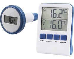 Foto van Summer fun thermometer digitaal wit/blauw