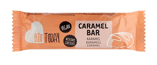 Foto van Biotoday bar karamel 40g bij jumbo