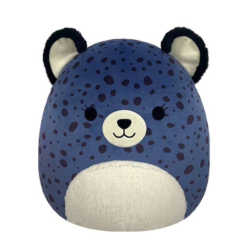 Foto van Squishmallows knuffel spotts het marineblauwe jachtluipaard - 60 cm