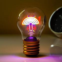 Foto van Oplaadbare led filament lamp - regenboog