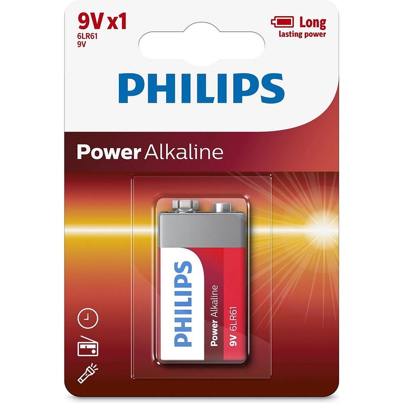 Foto van Batterij power alkaline 9v 1 stuk