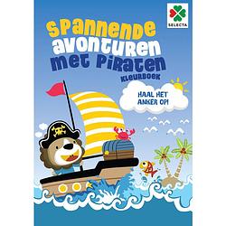 Foto van Selecta kleurboek spannende piraten junior 30 x 21 cm papier