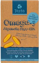 Foto van Testa omega-3 algenolie dha & epa softgels
