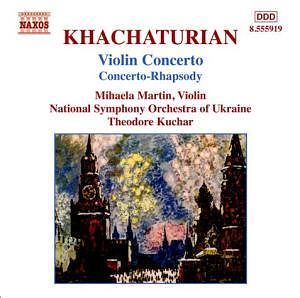 Foto van Khachaturian: violin concerto - cd (0747313591923)