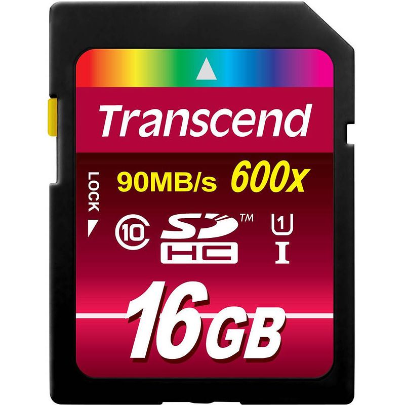 Foto van Transcend ultimate sdhc-kaart 16 gb class 10, uhs-i