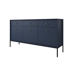 Foto van Meubella dressoir moreno - blauw - 154 cm