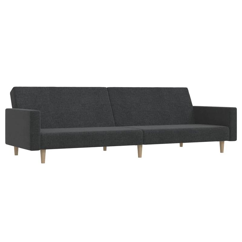 Foto van The living store bedbank life collection - slaapbank - donkergrijs - 220x84.5x69cm