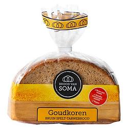 Foto van Brood van soma goudkoren bruin spelttarwebrood 300g bij jumbo