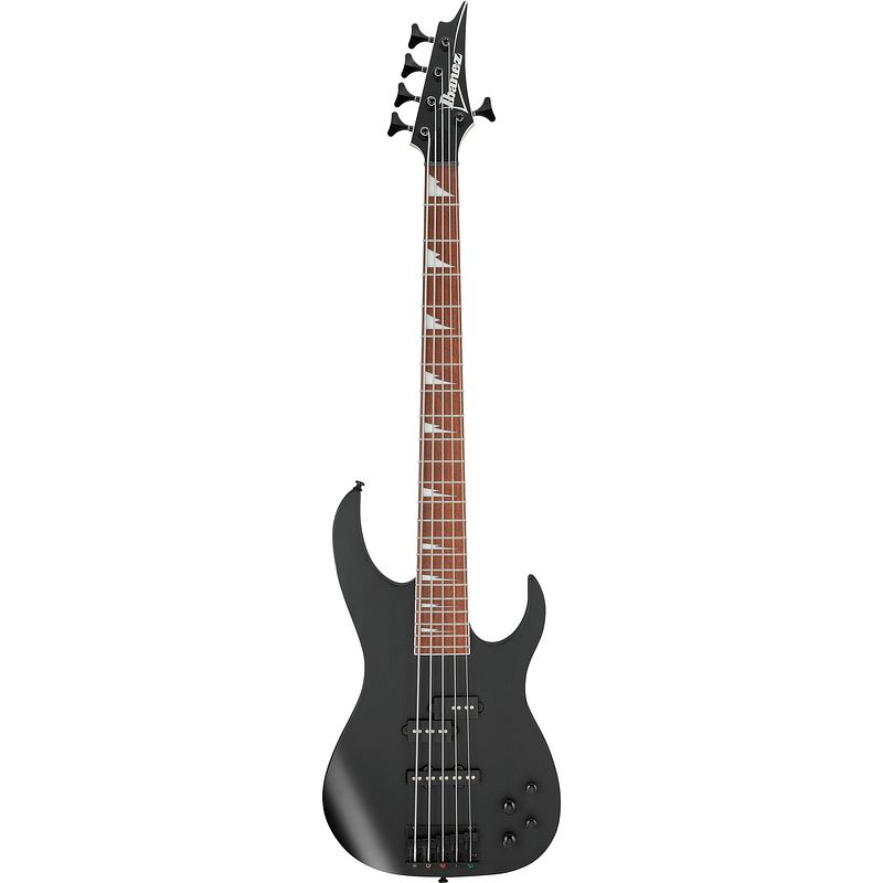 Foto van Ibanez rgb305 black flat elektrische 5-snarige basgitaar