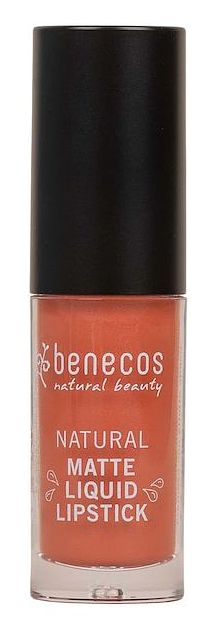 Foto van Benecos natural matte liquid lipstick coral kiss