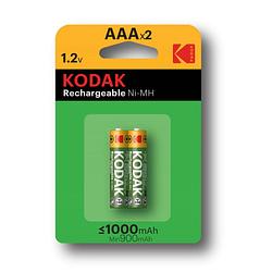 Foto van Kodak rechargeable ni-mh aaa battery 1000mah blister 2
