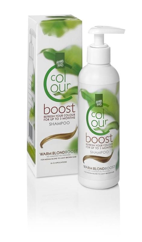 Foto van Hennaplus colour boost warm blond