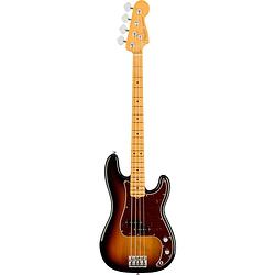 Foto van Fender american professional ii precision bass mn 3-color sunburst elektrische basgitaar met koffer