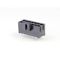 Foto van Molex 1722981114 female header, inbouw (standaard) totaal aantal polen: 14 rastermaat: 3.50 mm inhoud: 1 stuk(s) tray