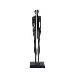 Foto van Ptmd ilsee black casted alu statue figure in half l