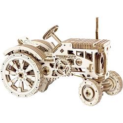 Foto van Wooden city houten 3d puzzel tractor 16 cm