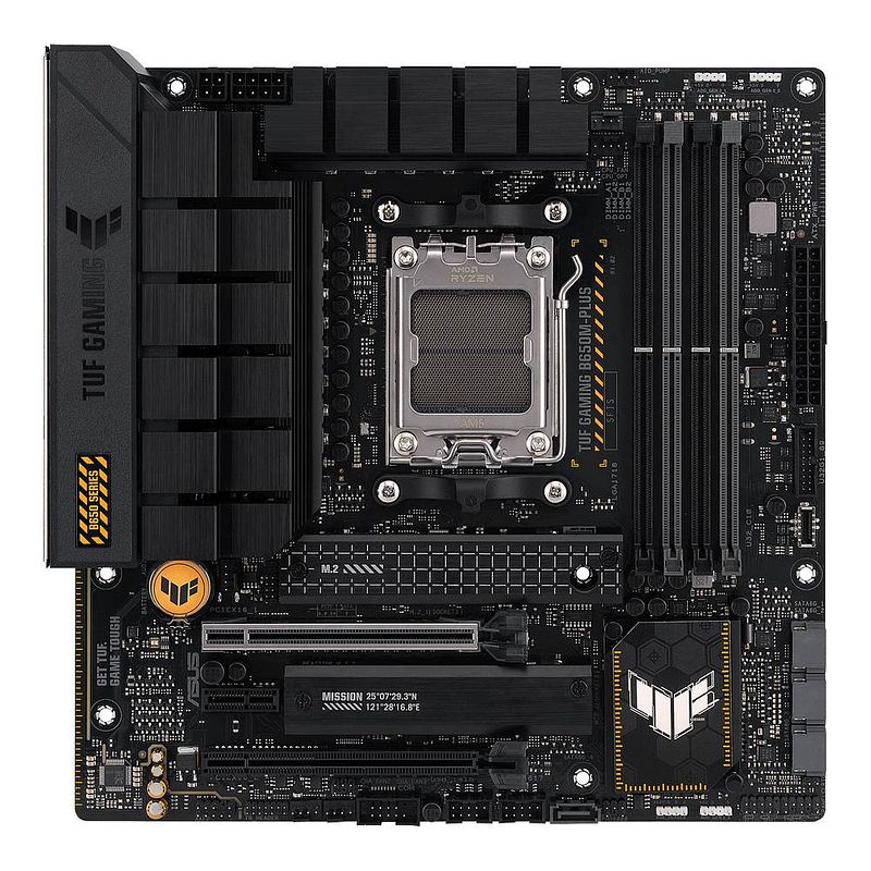 Foto van Asus tuf gaming b650m-plus moederbord socket #####amd am5 vormfactor micro-atx moederbord chipset amd® b650