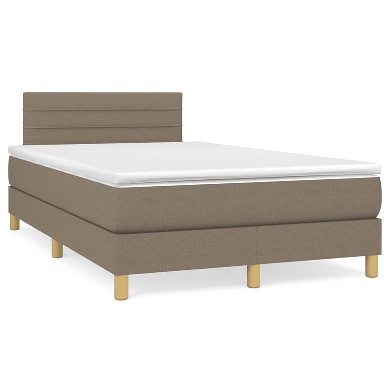 Foto van The living store boxspringbed - comfort - bed - 203 x 120 x 78/88 cm - ademend en duurzaam - verstelbaar hoofdbord -