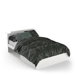 Foto van Life volwassen bed voor 2 personen - 140x190/200 - opbergruimte - wit decor - demeyere - made in france