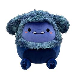 Foto van Squishmallows knuffel dani de marineblauwe bigfoot - 40 cm