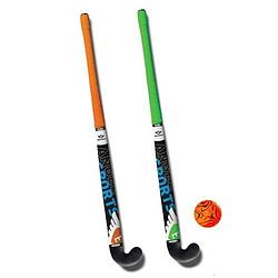 Foto van Angel sports hockeyset 3-delig groen/oranje 30 inch