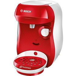 Foto van Bosch haushalt happy tas1006 capsulemachine rood, wit tassimo