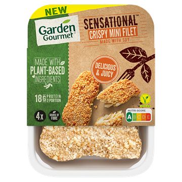 Foto van Garden gourmet® sensational™ cripsy mini filets 180g bij jumbo