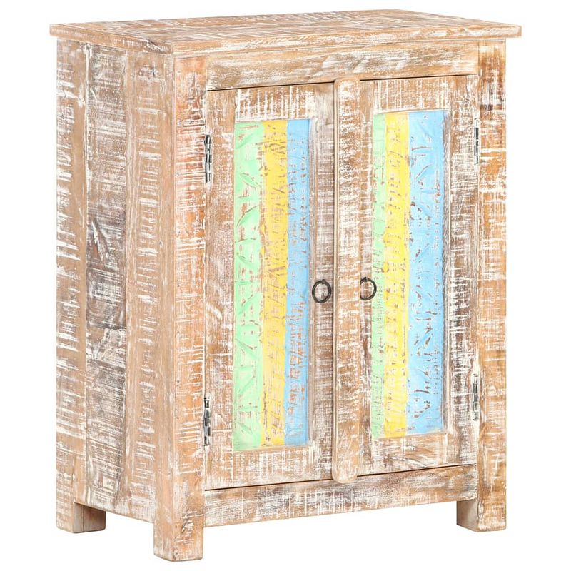 Foto van Vidaxl dressoir 61x35x76 cm ruw acaciahout