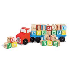 Foto van Melissa & doug alfabet-truck 30-delig