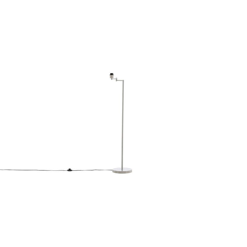 Foto van Virro verlichting vloerlamp 44,5x25,5x126cm staal beige.