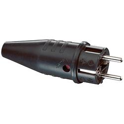 Foto van Showtec cee7/vii schuko connector male zwart