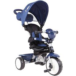 Foto van Qplay driewieler comfort 4-in-1 junior staal blauw/zwart