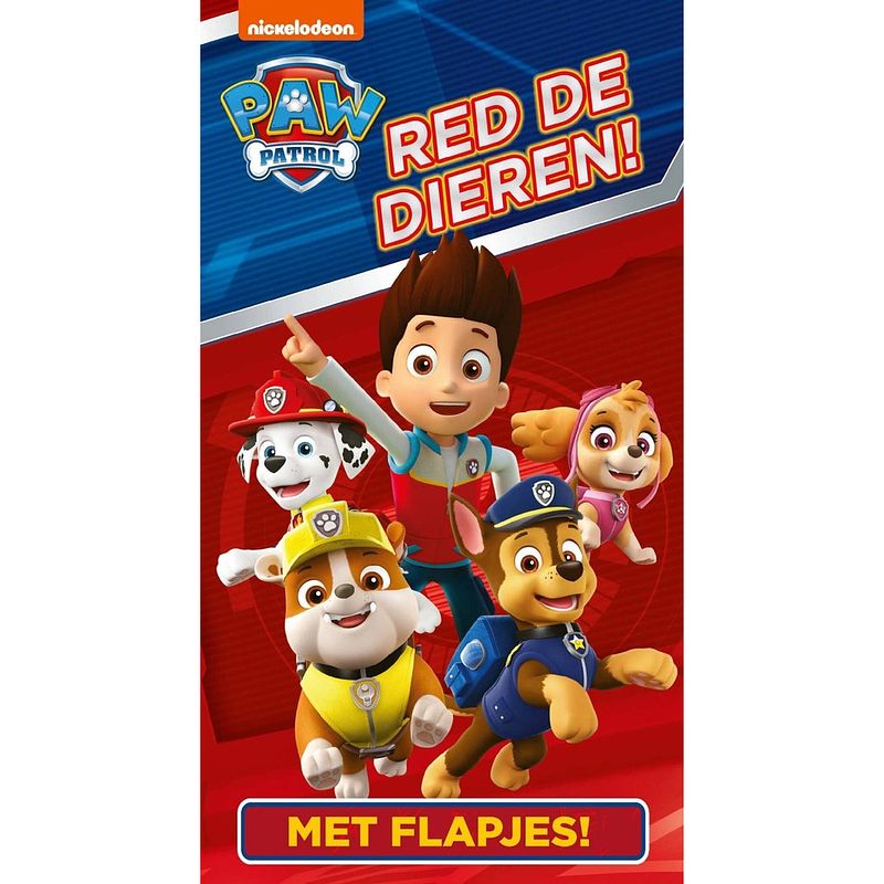 Foto van Nickelodeon paw patrol - red de dieren! - geluidsboek