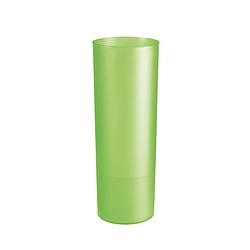 Foto van Juypal longdrink glas - 6x - groen - kunststof - 330 ml - herbruikbaar - drinkglazen