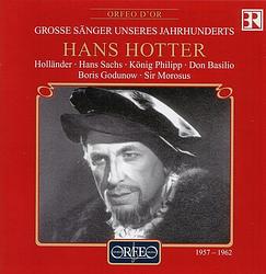 Foto van Hans hotter singt opernhighlights - cd (4011790501123)