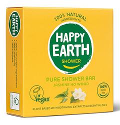 Foto van Happy earth 100% natuurlijke showerbar jasmine ho wood