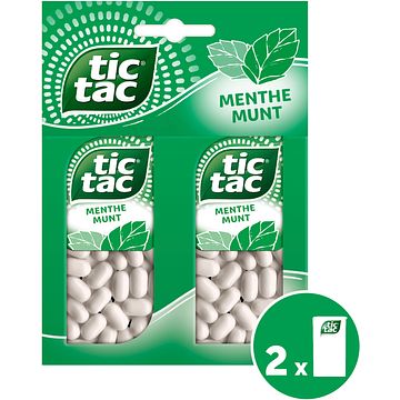 Foto van Tic tac mint 2 x t100 (duopack) bij jumbo