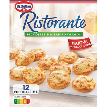 Foto van Dr. oetker ristorante pizza piccolissima tre formaggi 12 stuks bij jumbo