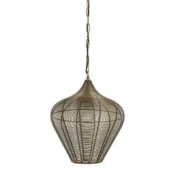 Foto van Light & living - hanglamp alvaro - 36x36x40 - brons