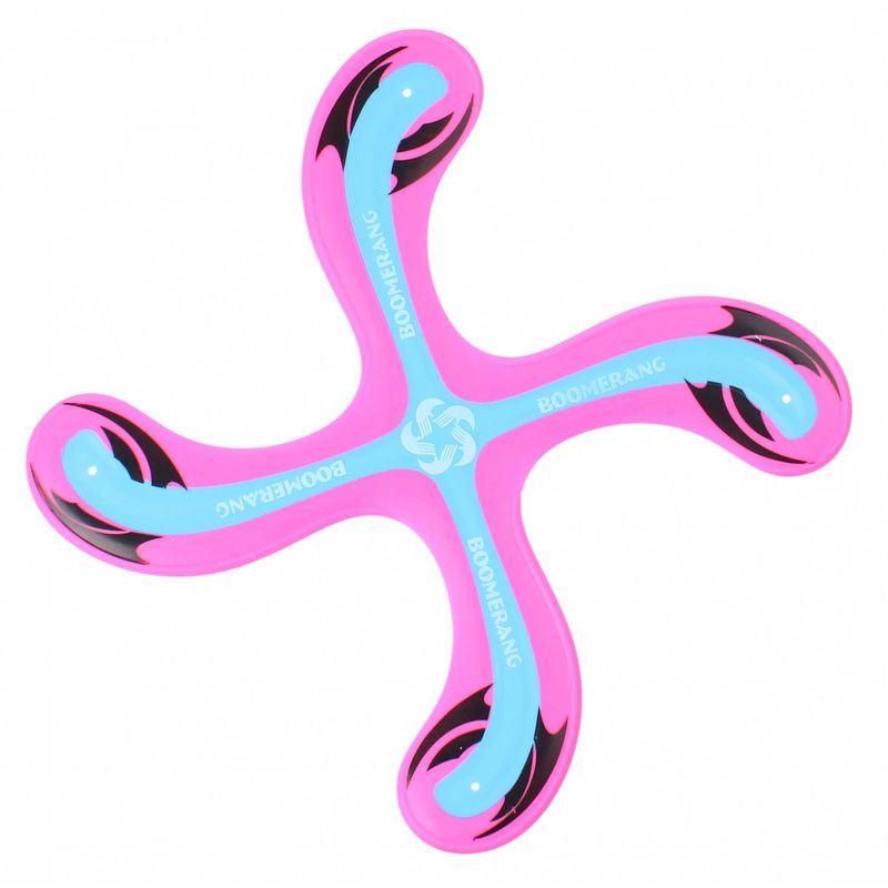 Foto van Johntoy outdoor fun boomerang roze 25 cm