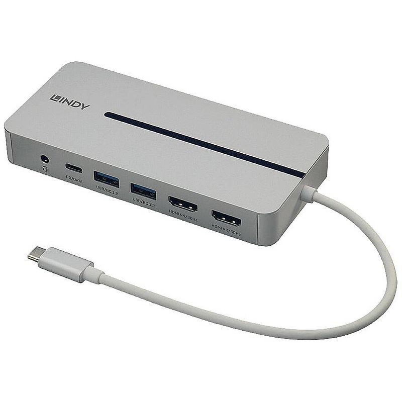 Foto van Lindy 43360 usb-c® mini-dockingstation geschikt voor merk: universeel