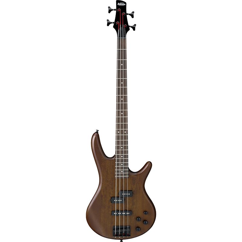 Foto van Ibanez gsr200b walnut flat elektrische basgitaar