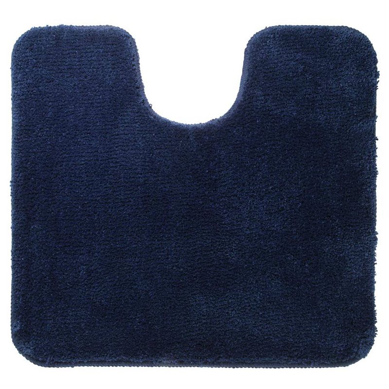 Foto van Sealskin toiletmat angora - polyester - 55 x 60 cm - blauw