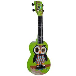 Foto van Mahalo ma1wl art series owl sopraan ukelele