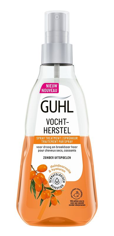 Foto van Guhl vochtherstel intensive spray treatment voor droog, broos en overbelast haar