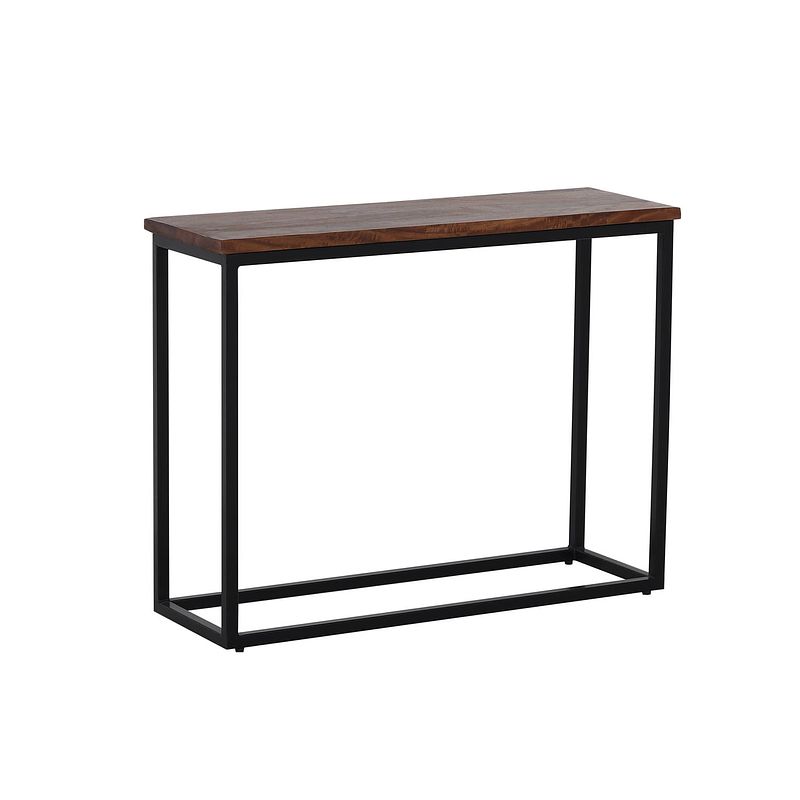 Foto van Giga meubel sidetable zwart - hout & metaal - 100x35x77cm - sidetable willem