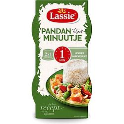 Foto van Lassie pandan rijst minuutje 2x125g bij jumbo