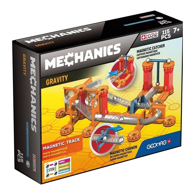 Foto van Geomag mechanics grafity magnetic track 115-delig