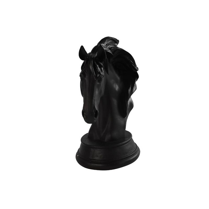 Foto van Ornament paard chess zwart