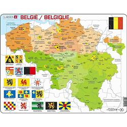 Foto van Larsen legpuzzel maxi belgië junior karton 48 stukjes